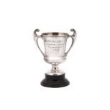 An Edwardian sterling silver trophy cup, London 1909 by Horace Woodward & Co Ltd