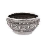 A mid to late 20th century Thai silver bowl, probably Bangkok circa 1970