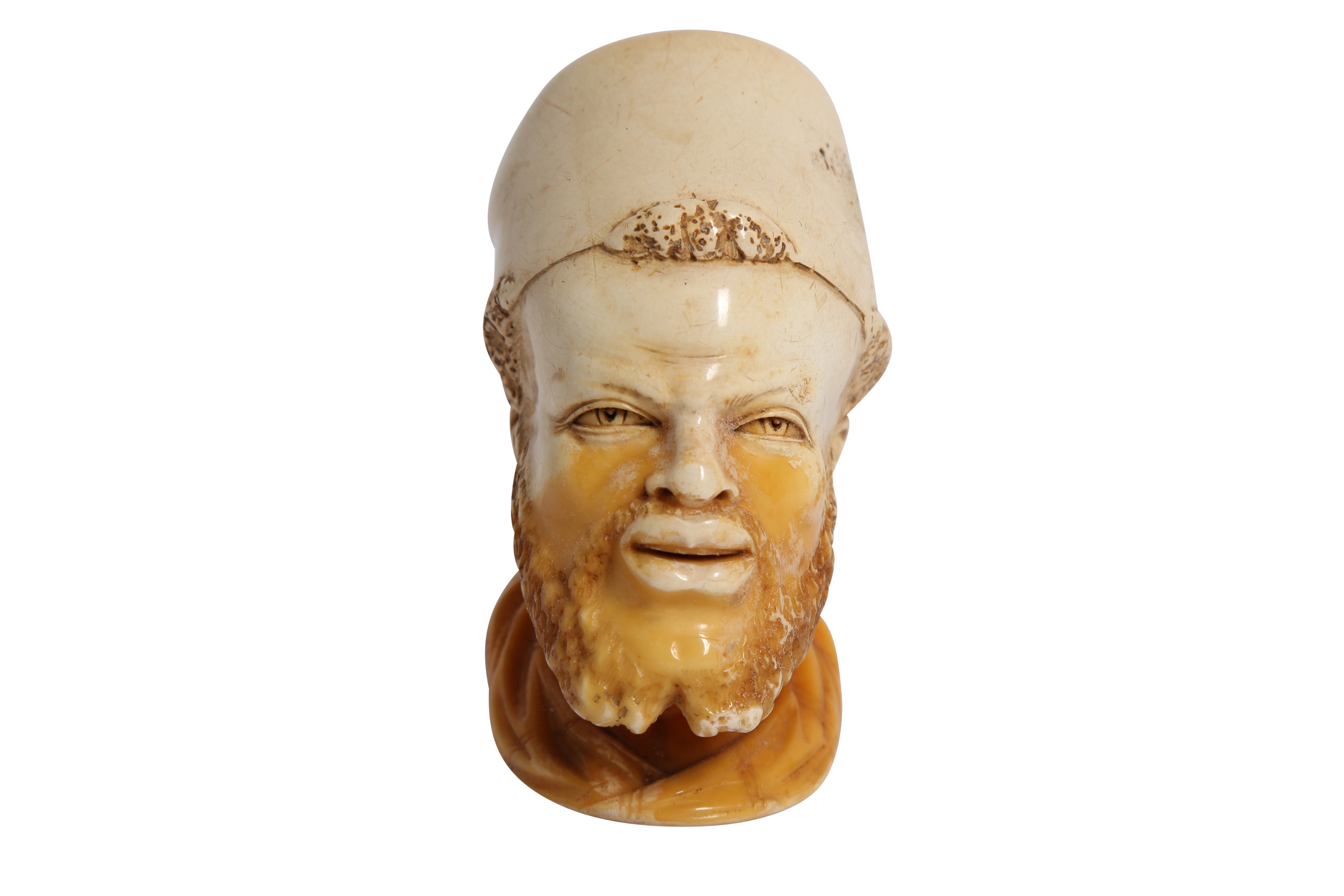 A CASED MEERSCHAUM PIPE WITH A TURKISH PASHA'S HEAD - Image 5 of 6