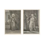 TWO LITHOGRAPHED PLATES: THE MUFTI AND THE NOBLEMAN