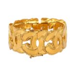 Chanel CC Logo Cuff Bracelet