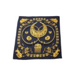 Hermes 'Les Cavaliers D'or' Silk Scarf