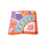 Hermes 'Geometrie Cretoise' Silk Scarf