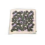 Prada Abstract Flower Silk Square