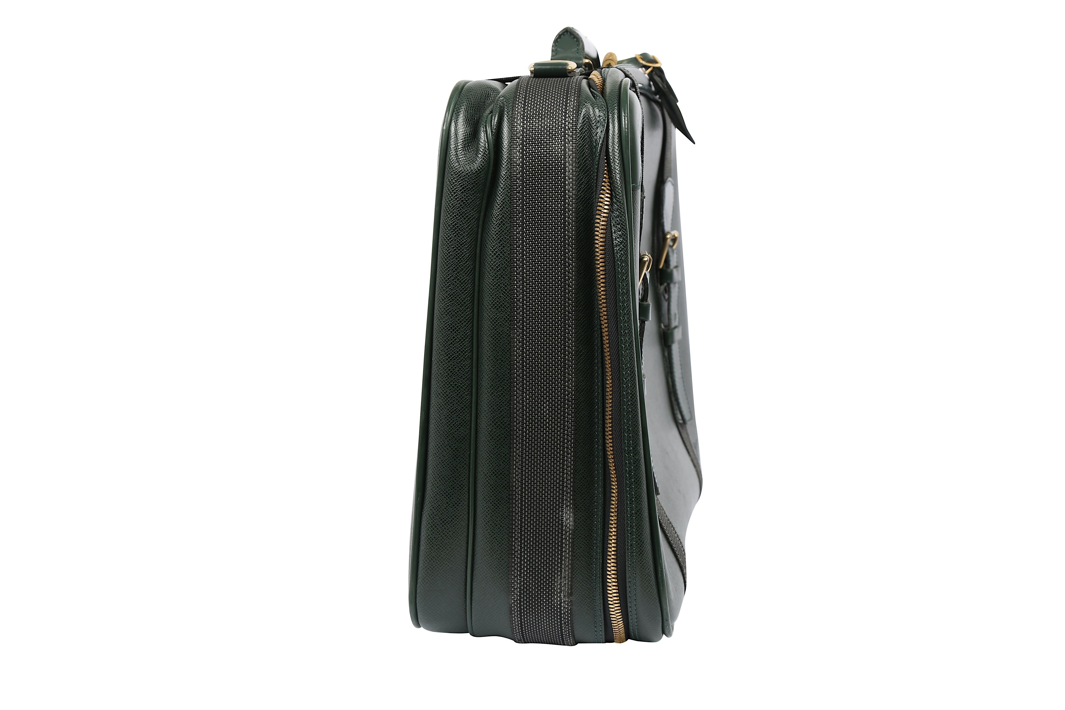 Louis Vuitton Green Taiga Mitka Suitcase 53 - Image 3 of 8
