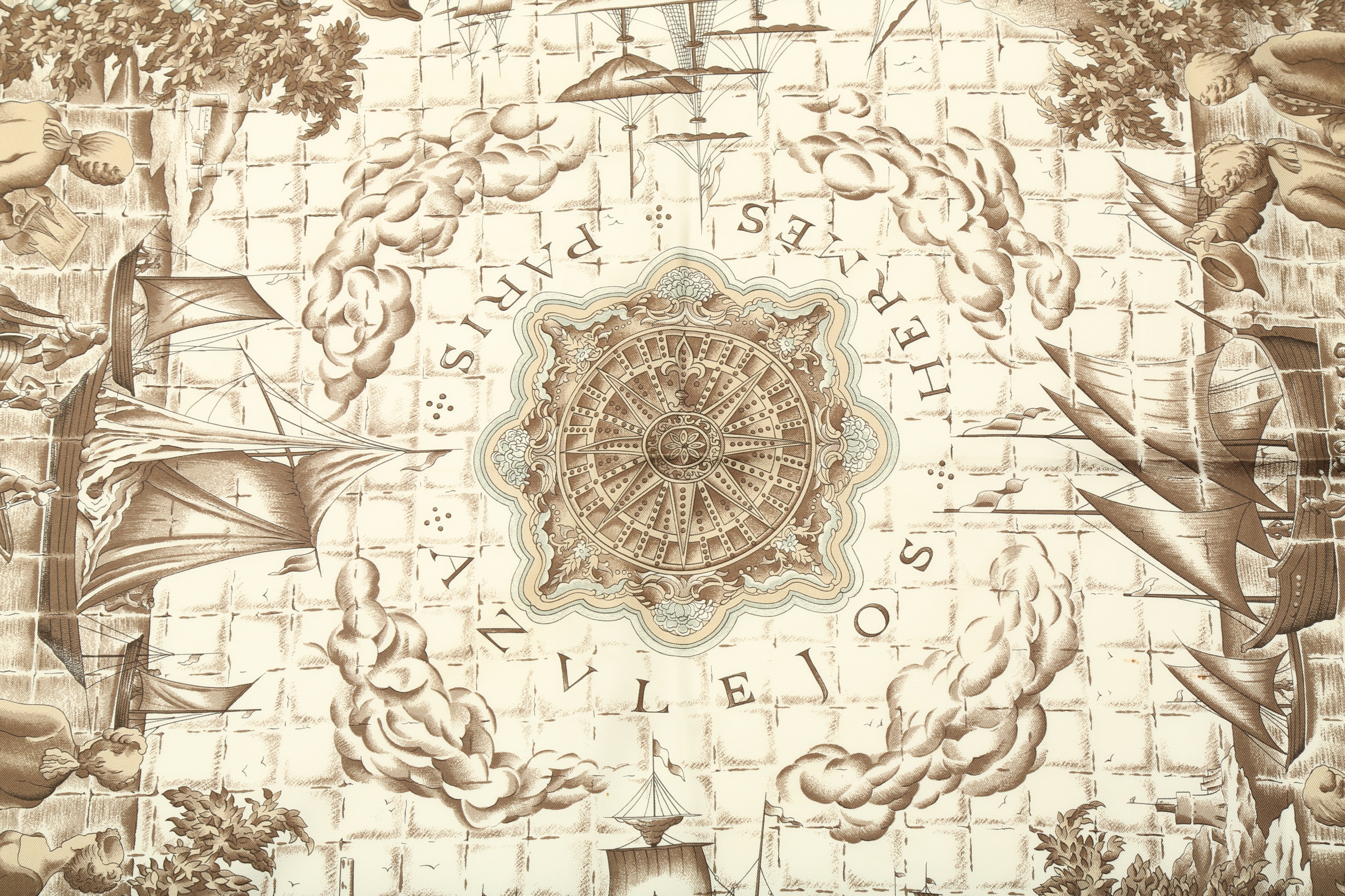 Hermes 'Azulejos' Silk Scarf - Image 2 of 4