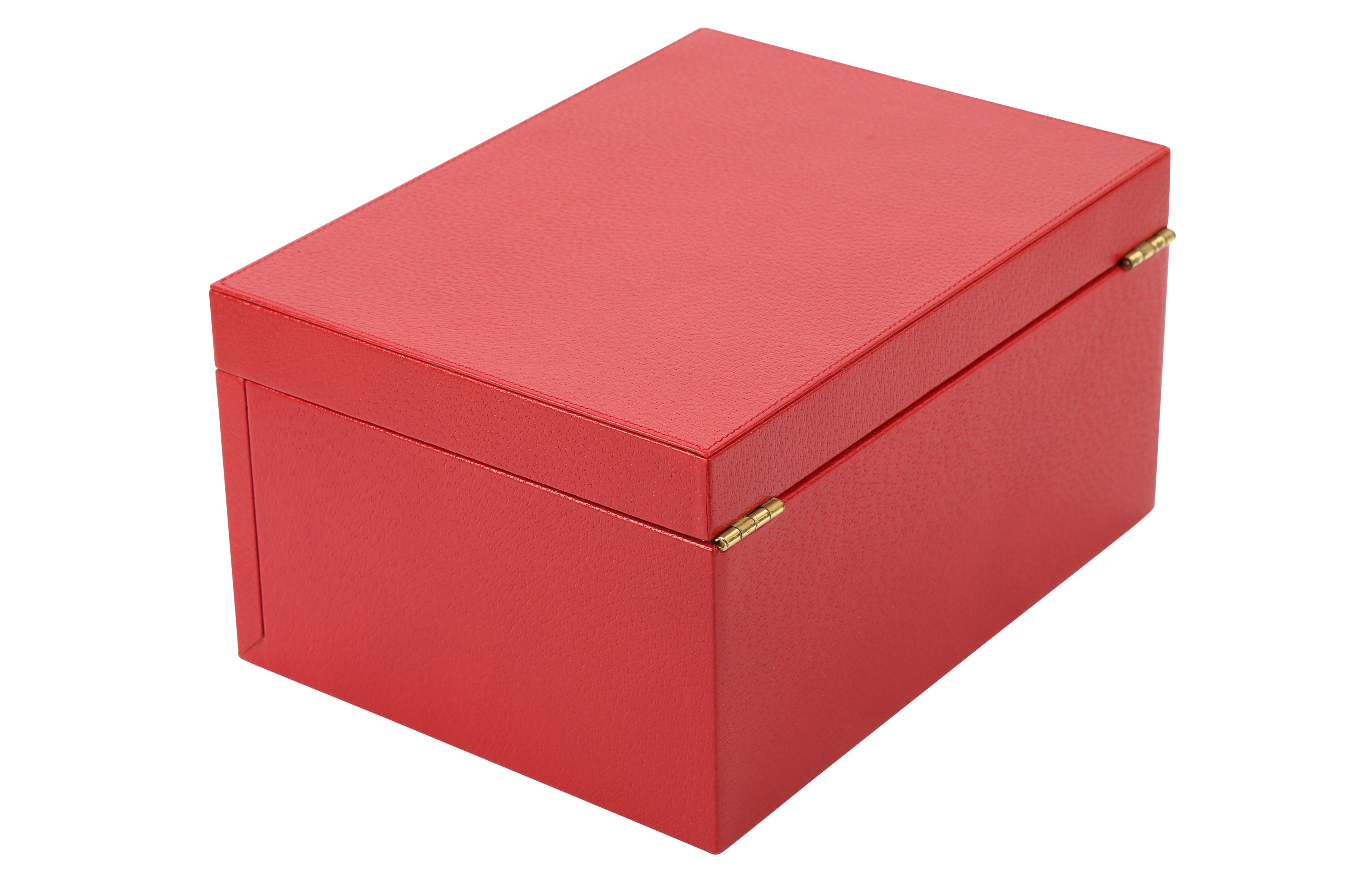 Smythson Red Jewellery Box - Image 6 of 10