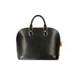 Louis Vuitton Black Epi Alma PM