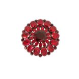 Dolce and Gabbana Ruby Crystal Brooch