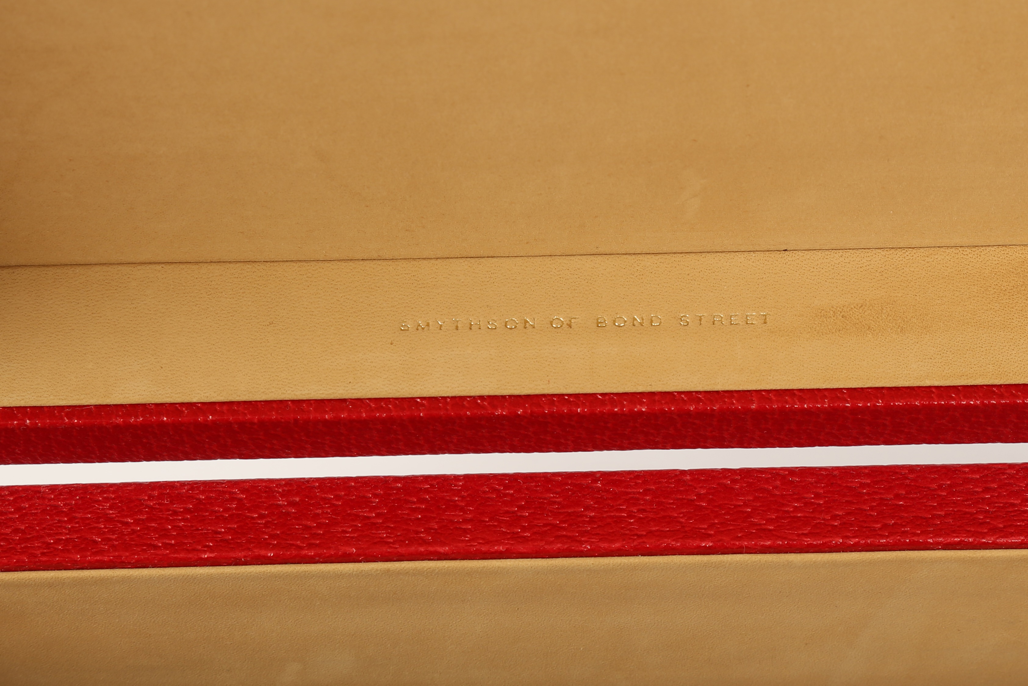 Smythson Red Jewellery Box - Image 5 of 10