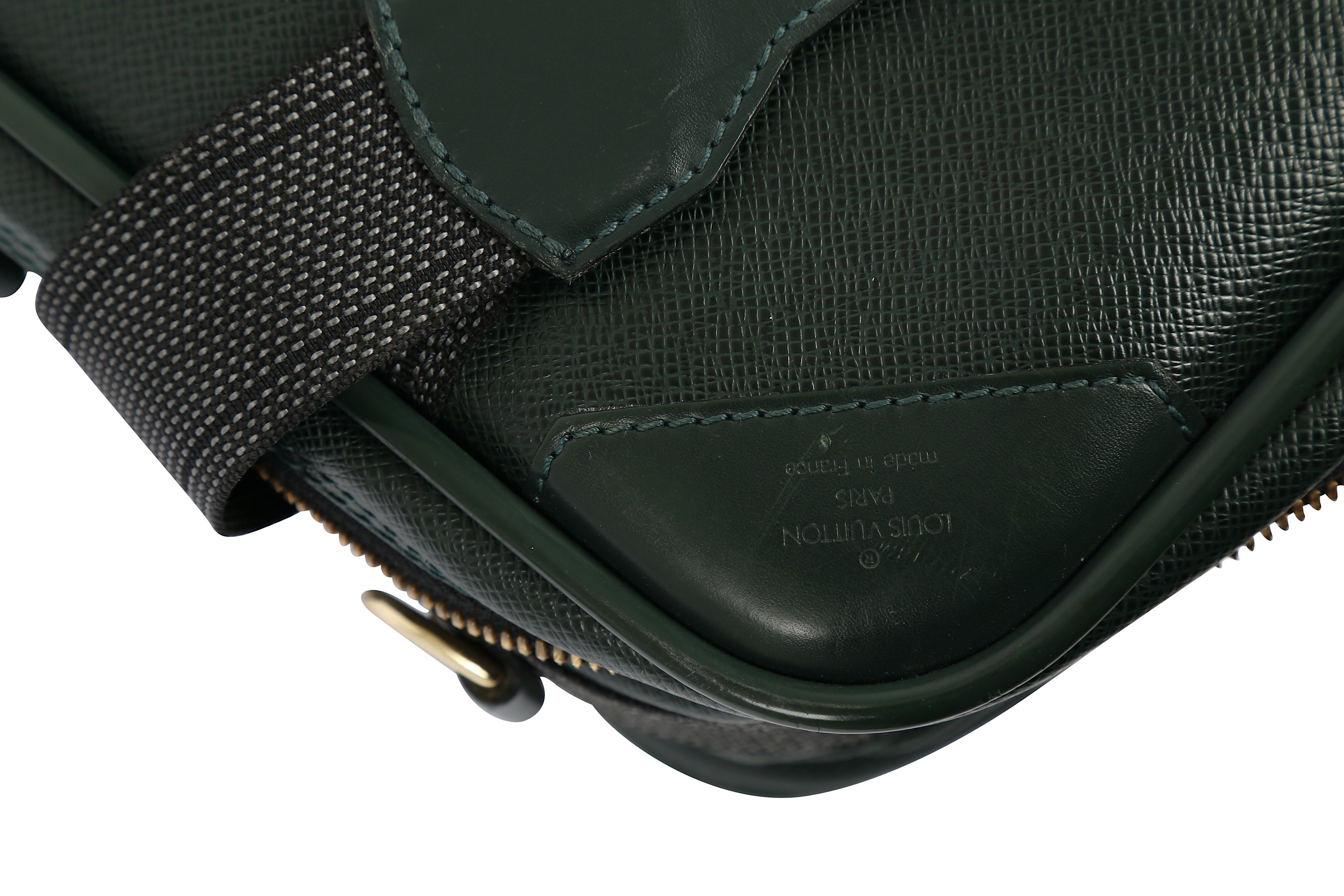 Louis Vuitton Green Taiga Mitka Suitcase 53 - Image 7 of 8