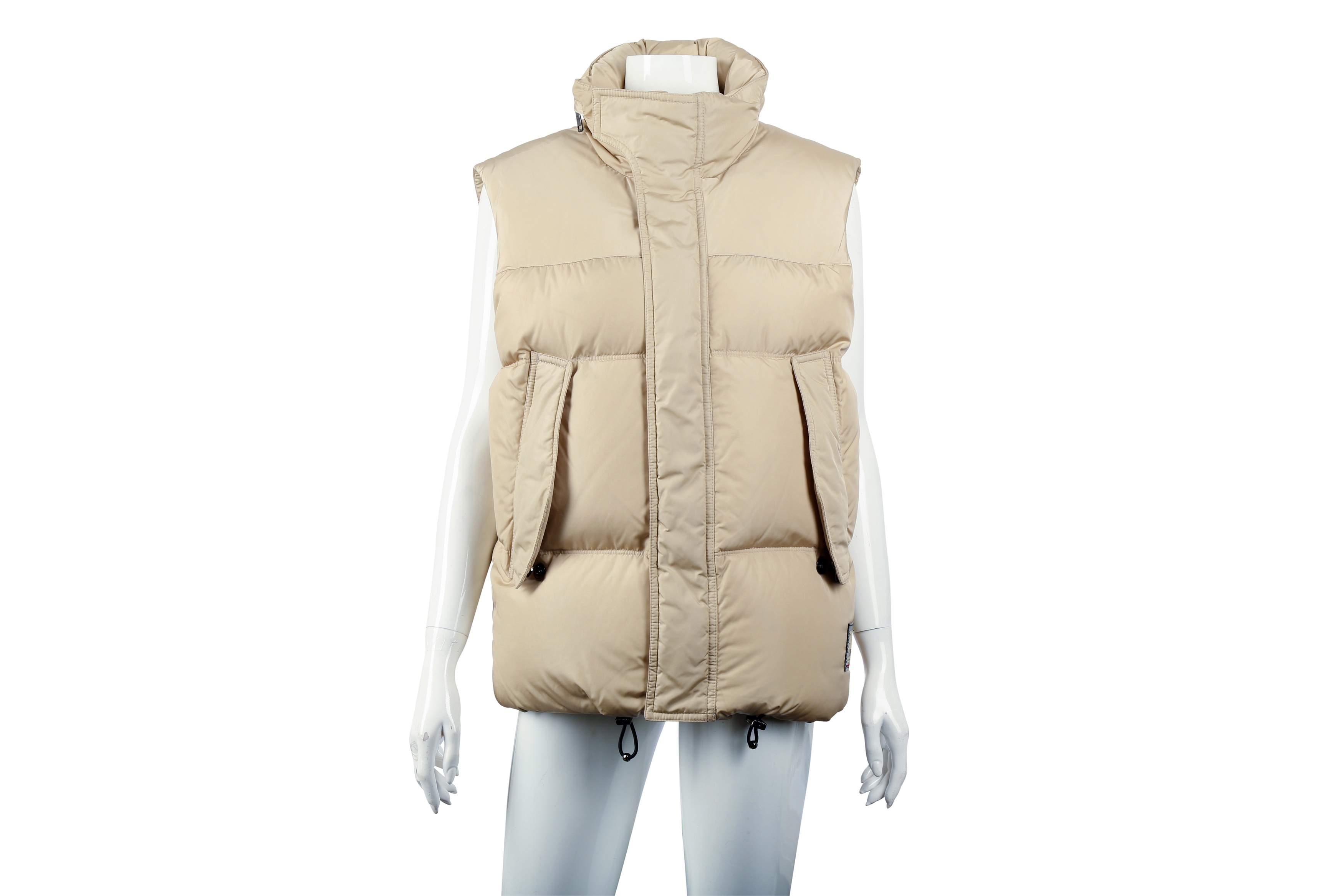 Burberry Beige Puffer Gilet - Size S