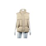 Burberry Beige Puffer Gilet - Size S