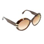 Omega Round Havana Sunglasses