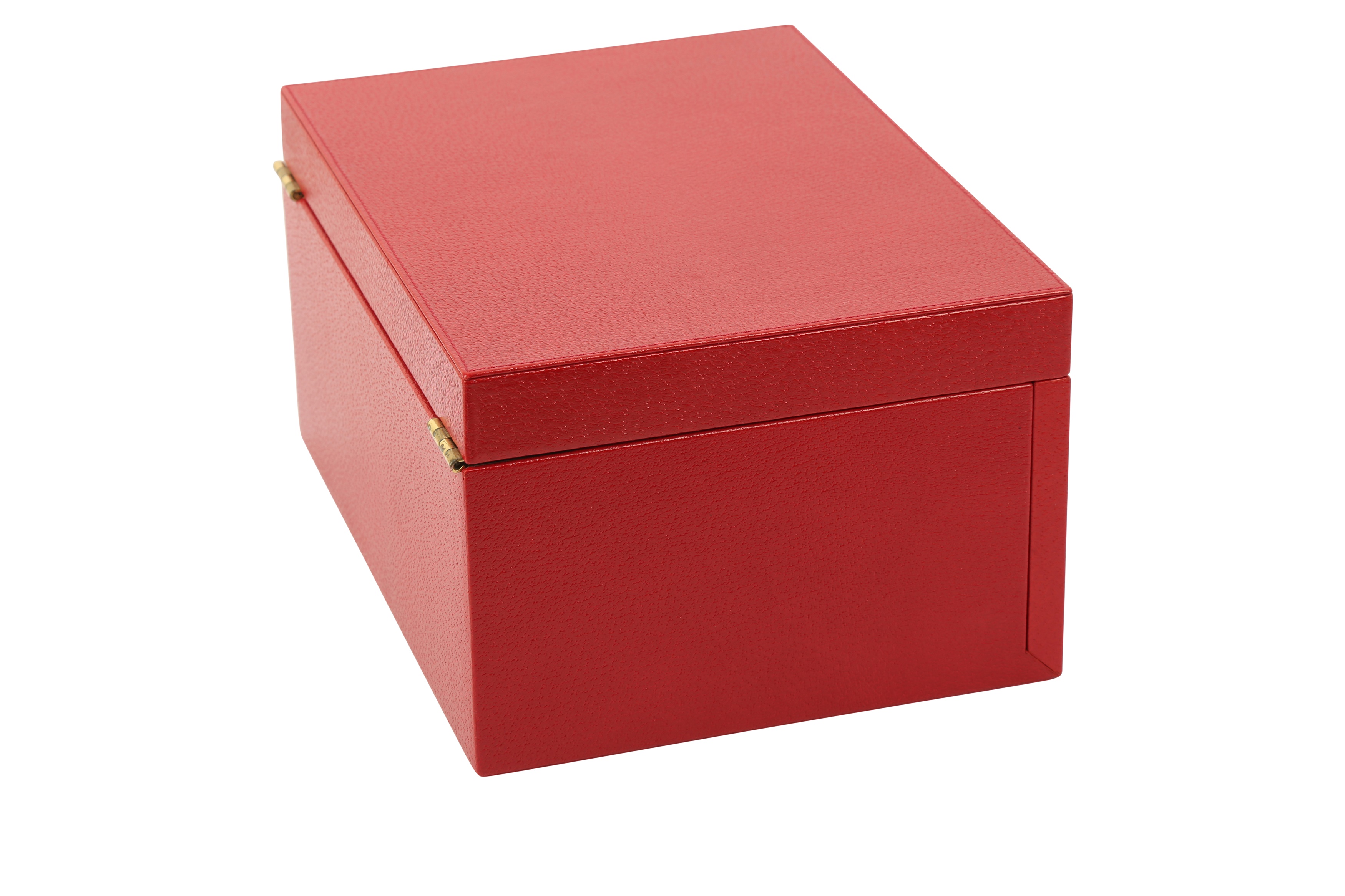 Smythson Red Jewellery Box - Image 8 of 10