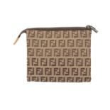 Fendi Beige Monogram Pouch