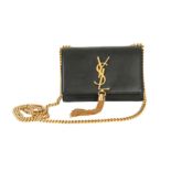 Saint Laurent Black Kate Small Tassel Bag