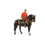 A Beswick model of a Canadian Mounted policeman