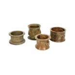 Four Early Islamic Bronze Mortars