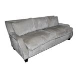 A contemporary three seater sofa