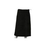 Prada Black Suede Skirt