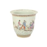 A 20th century Chinese porcelain jardiniere,