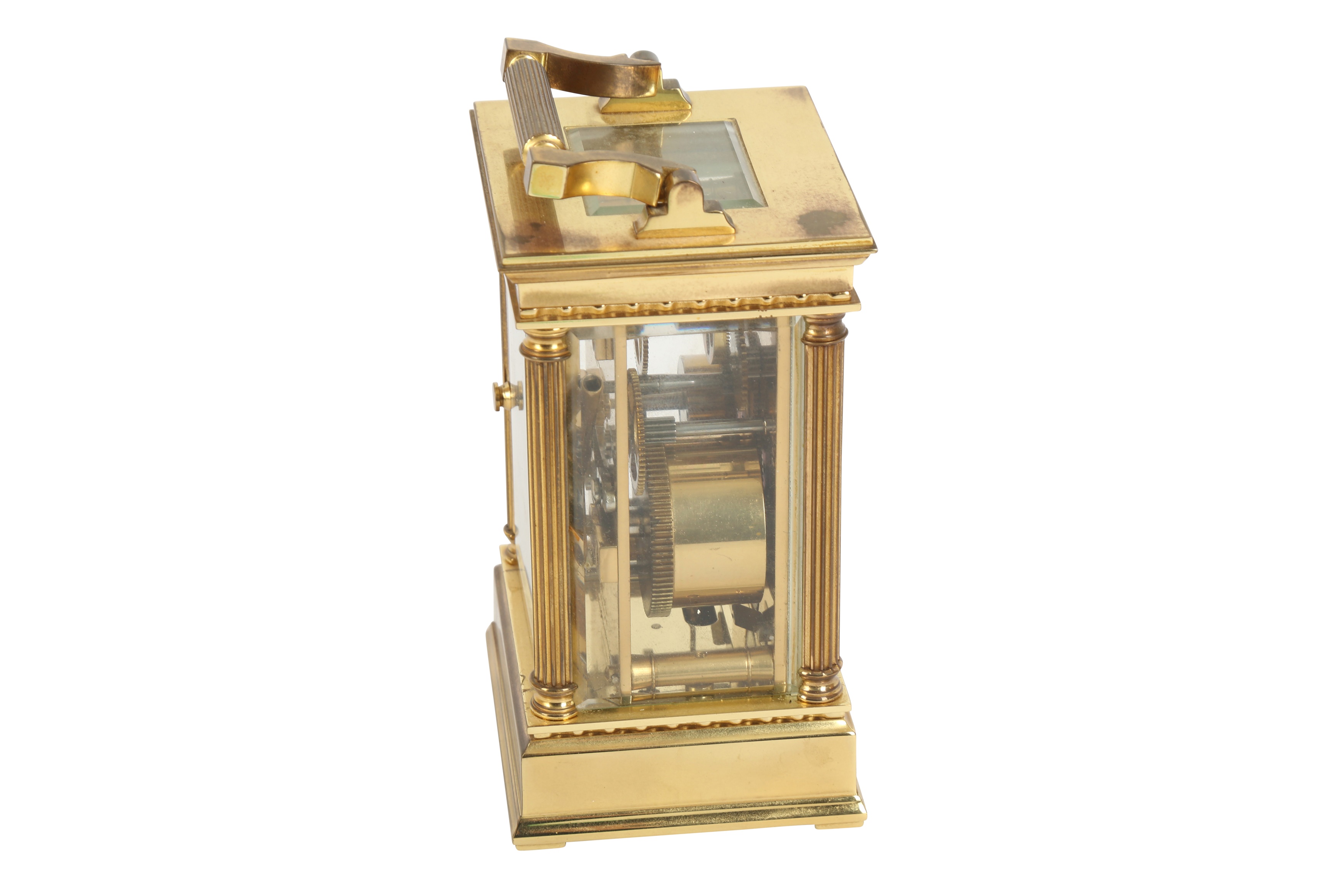 A mid 20th Century French carriage clock, - Image 4 of 5