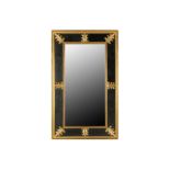 A Regency style gilt framed rectangular mirror