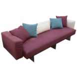A contemporary Lago 3 seater sofa