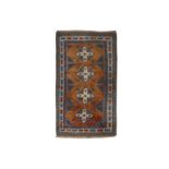 A fine Turkish rug of Caucasian design