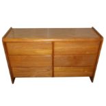 A contemporary oak chest