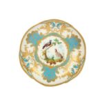 AMENDED DESCRIPTION - An 18th century Sevres Style dished bowl,