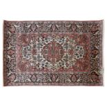 A fine silk Kashmir rug