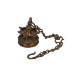 A Hanging Copper-Alloy Oil Lamp