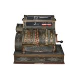 A late 19th / early 20th century American National cast bronze cash register