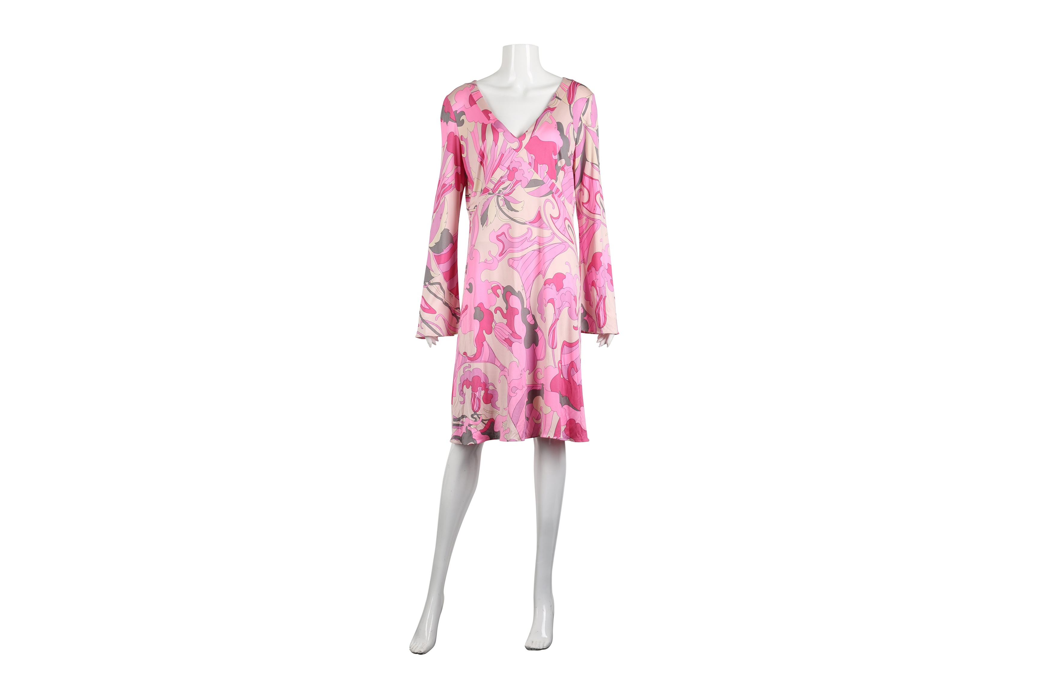 Emilio Pucci Pink Print Dress - Size 44