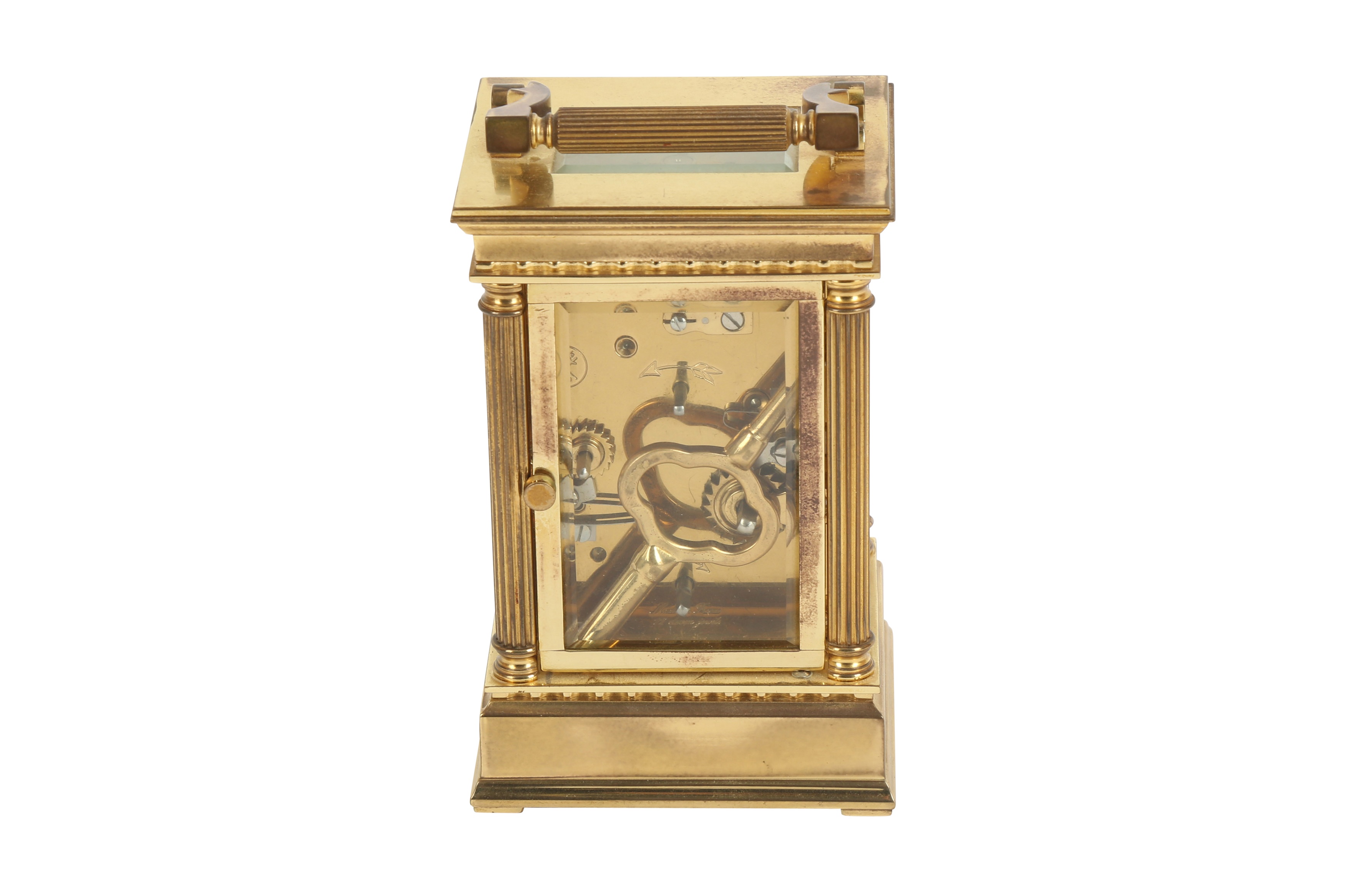 A mid 20th Century French carriage clock, - Image 3 of 5