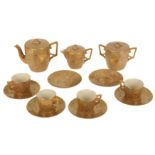 A late 19th/early 20th century Satsuma tea service,