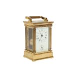 A mid 20th Century French carriage clock,