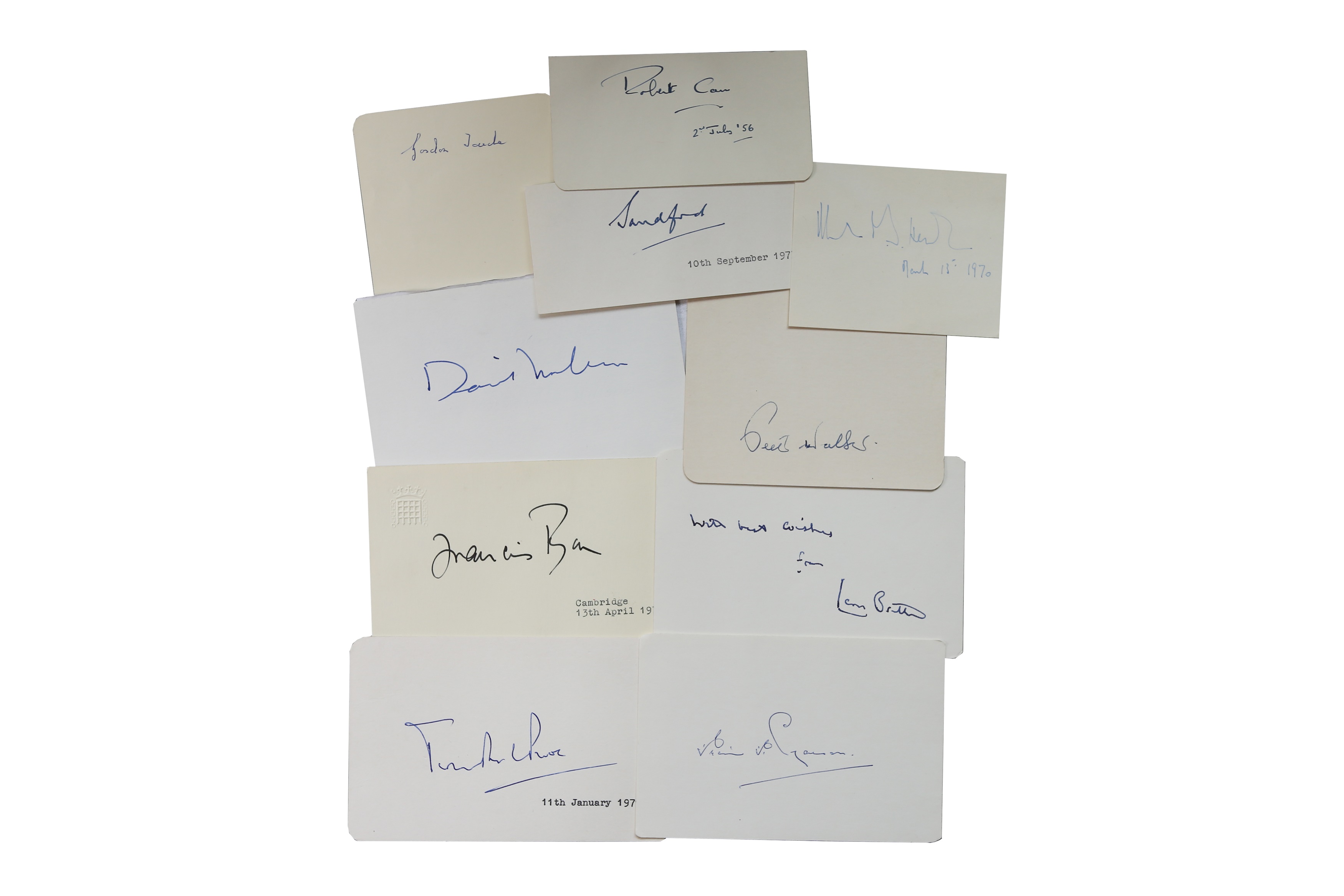 Autograph Collection.- Politicians