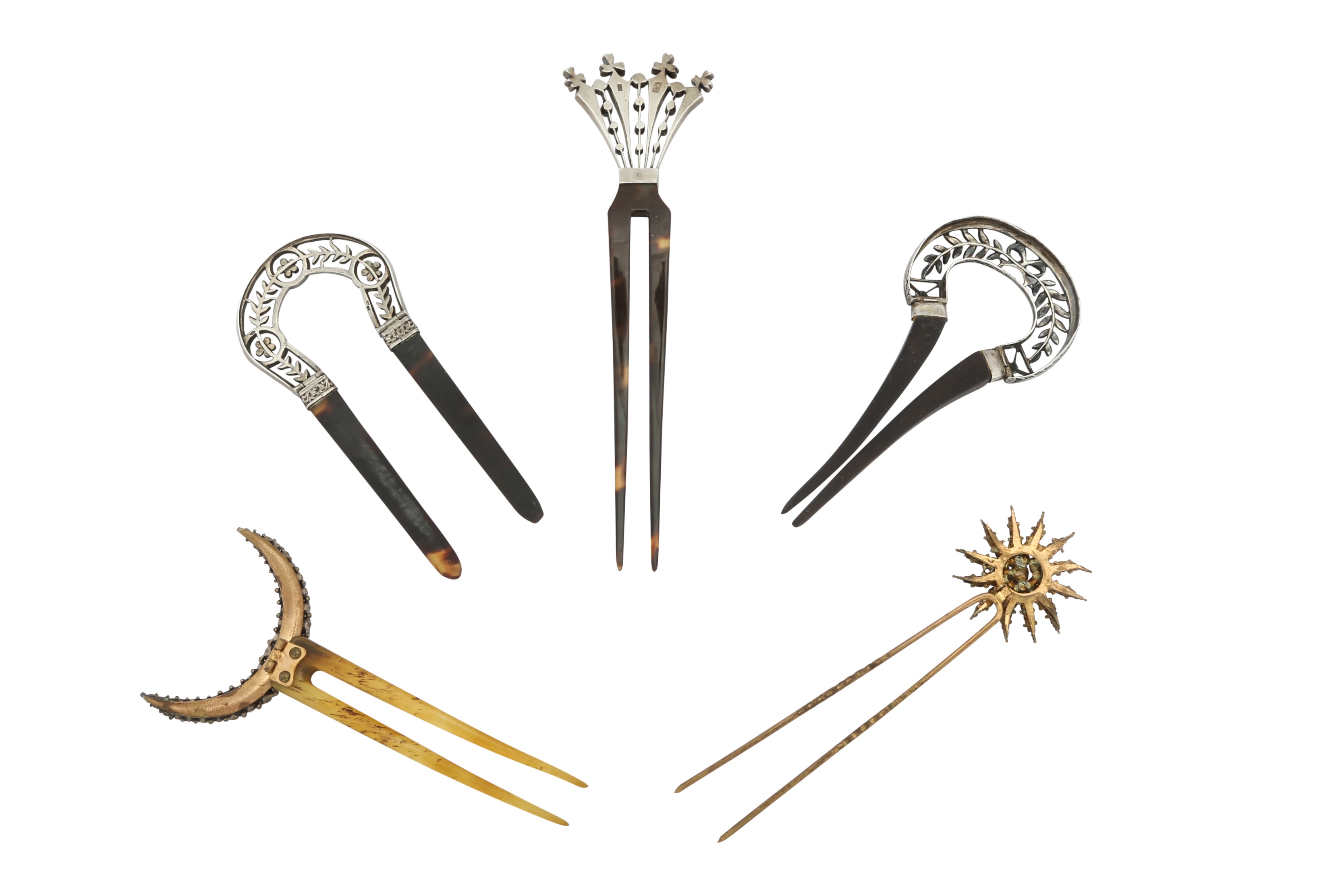 λ A collection of paste hairpins, circa 1900-1950 - Image 2 of 4