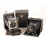 An Uncommon Voigtlander Avus & a Westminster Photographic Folding Plate Camera