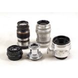 Group of L39 & Other Lenses inc an Exakta Fit Biotar.