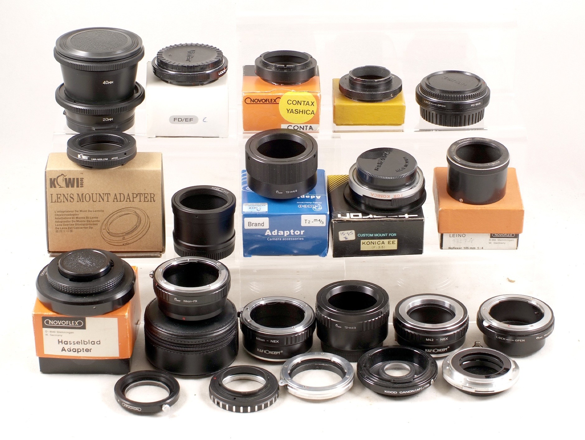 A Selection of Nex & Other Lens Mount Adapters.