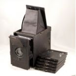 The Adams Reflex Camera for 5x4 Plates, circa 1901.