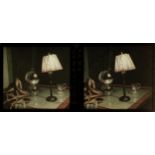 Small-Group of Stereo Autochromes by L D Talamon FRPS