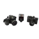 A Pair of SLR Cameras