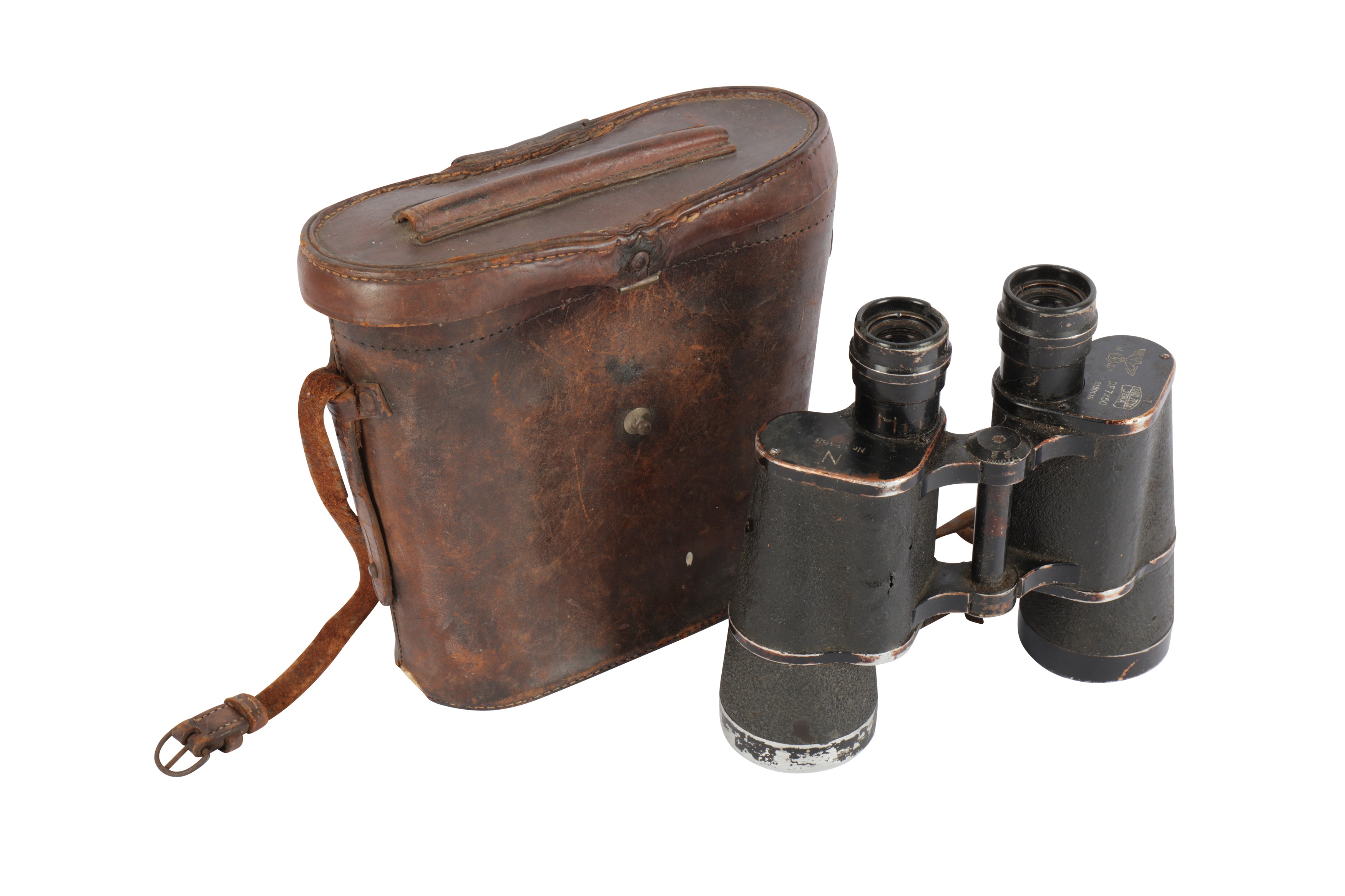 A Pair of Carl Zeiss Jena 7x50 North Sea Kriegsmarine Binoculars - Image 2 of 2