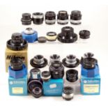 A Good Group of Schneider, Nikkor, Taylor Hobson & Other Enlarging Lenses
