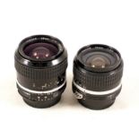 Nikkor 24mm & 28mm FAST Manual Focus Wide Angle Lenses